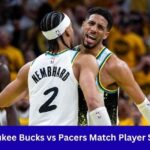 Milwaukee Bucks vs Pacers Match Player Stats