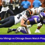 Minnesota Vikings vs Chicago Bears Match Player Stats