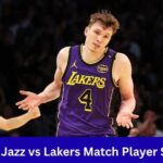 Utah Jazz vs Lakers Match Player Stats