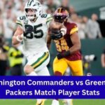 Washington Commanders vs Green Bay Packers Match Player Stats