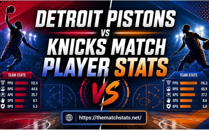 Detroit Pistons vs Knicks Match Player Stats